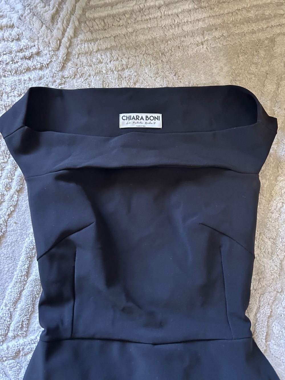 Chiara boni Black Column Evening Gown - Picture 2 of 3